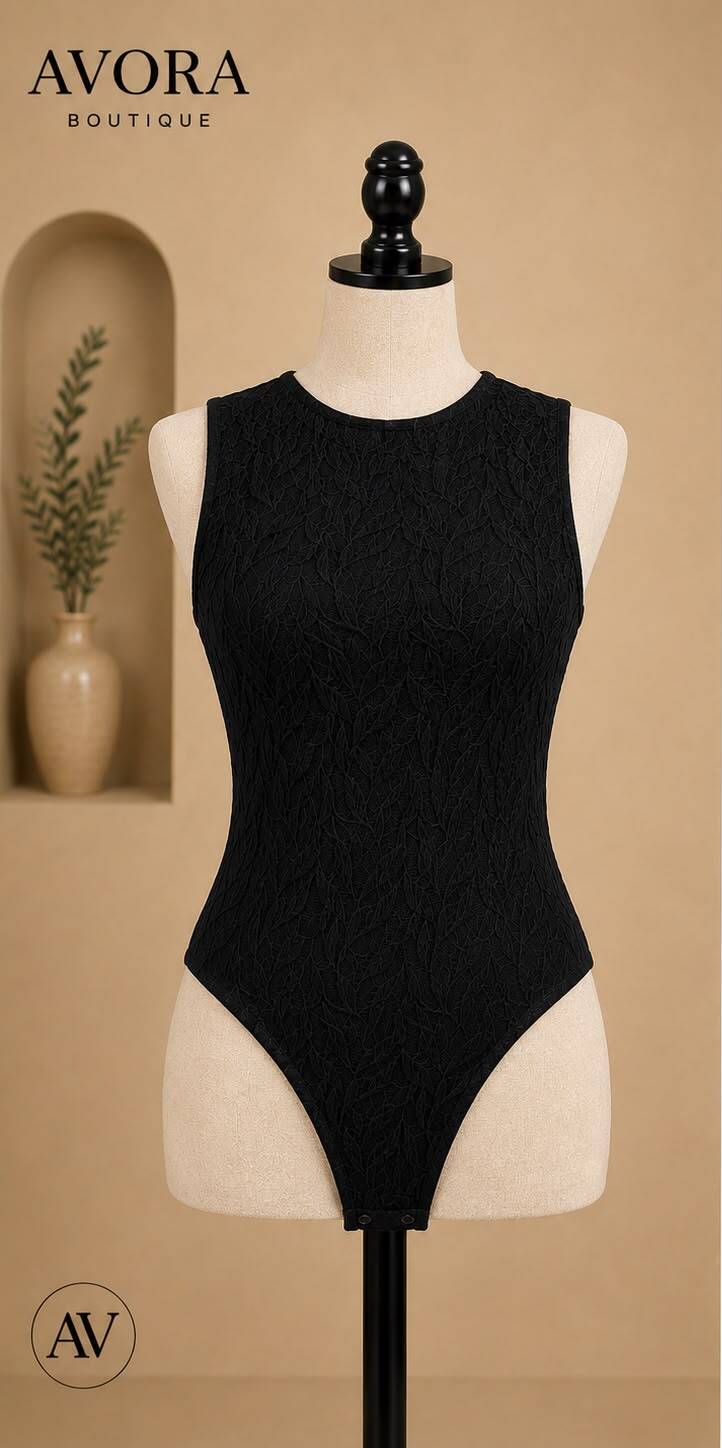 Pantiblusa sin mangas con textura - AVORA BOUTIQUE