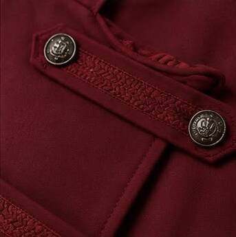 Detalle de los alamares y botones - AVORA BOUTIQUE