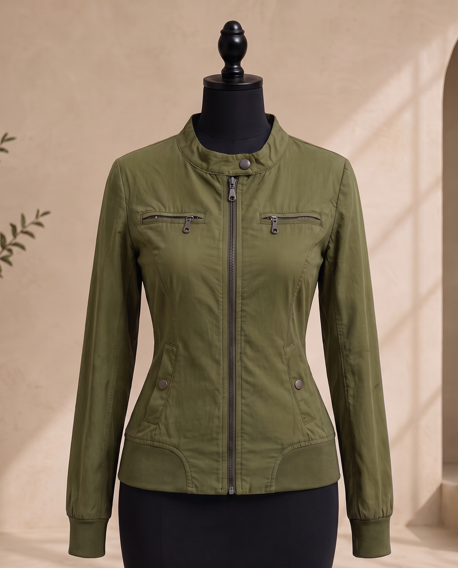 Chaqueta de entre tiempo verde olivo